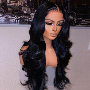 13X4 TRANSPARENT LACE WIG 24inch 150% price is $166.9 USA free shipping (fay3)