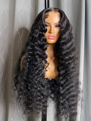 GAO Elva Hair 13x4 HD Lace Front Wigs Deep Wave Brazilian Remy Hair【00383】 0926-1