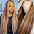 13*6 Lace Wigs Brazilian Straight Virgin Human Hair Pre Plucked Hairline With Baby Hair (w012)